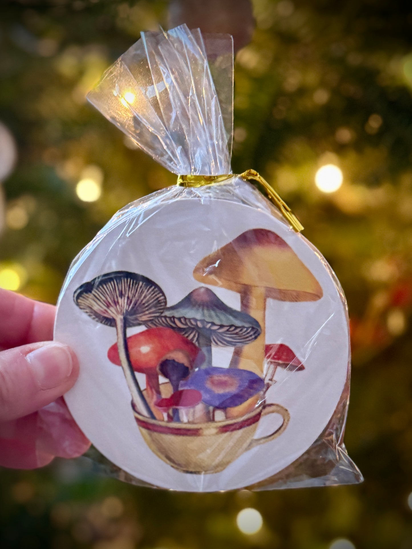 Tea Trip coaster set of 4