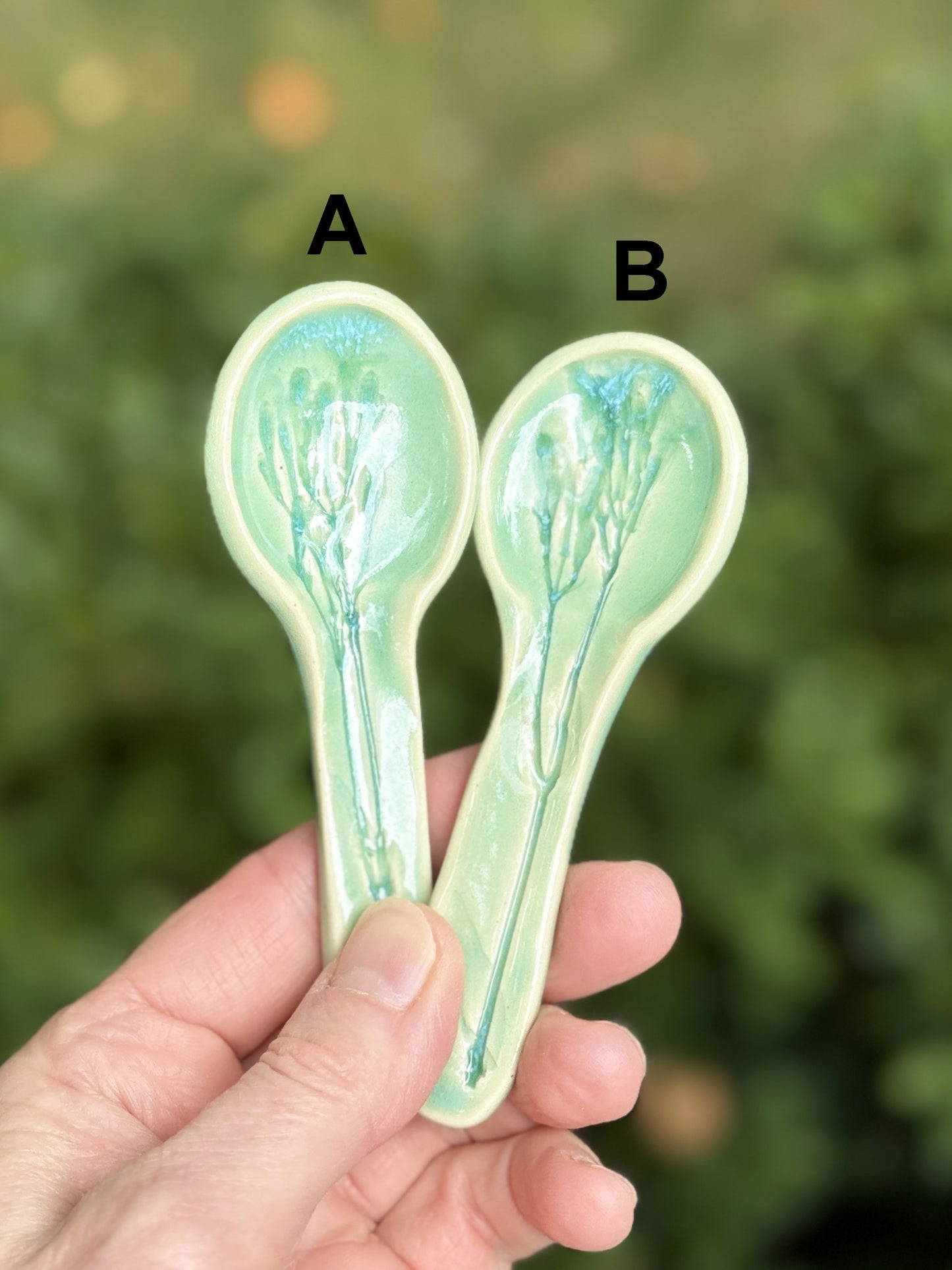 Medium ceramic spoons