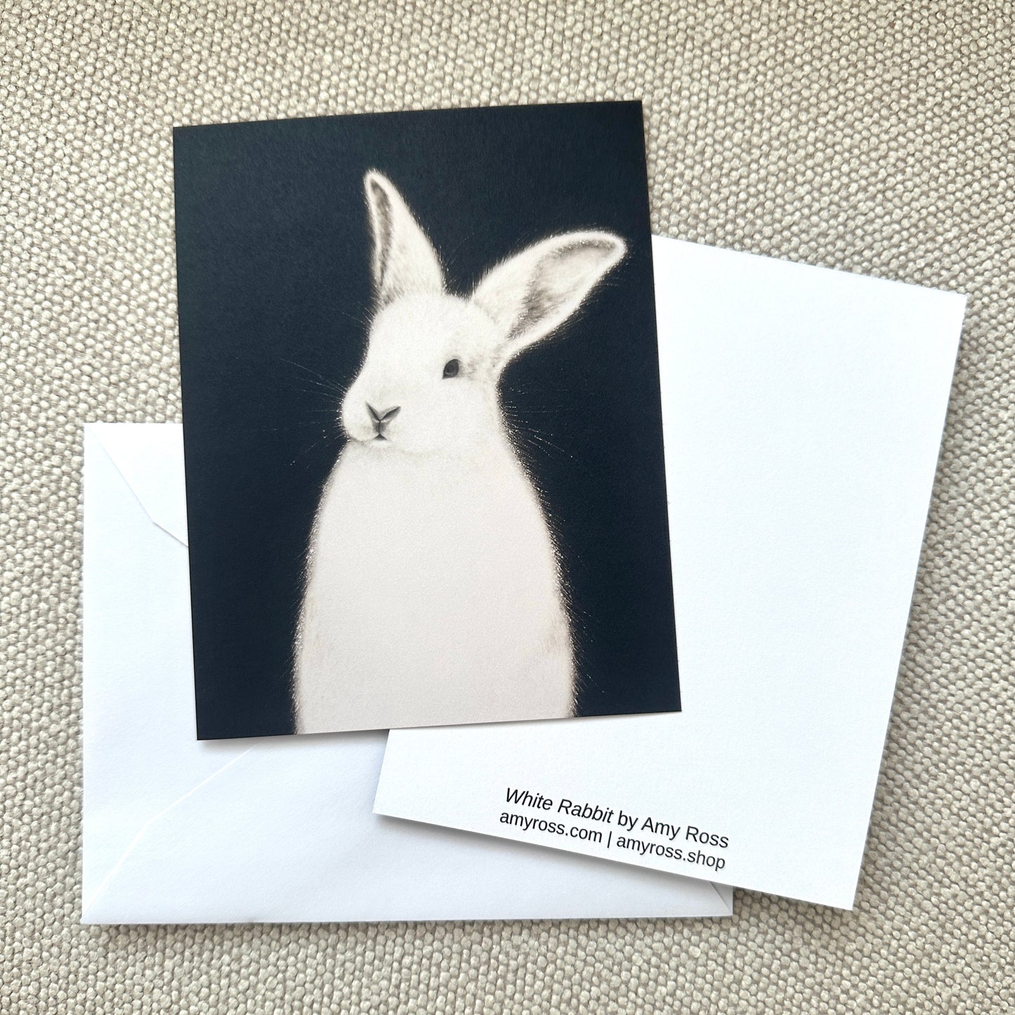 White Rabbit note card