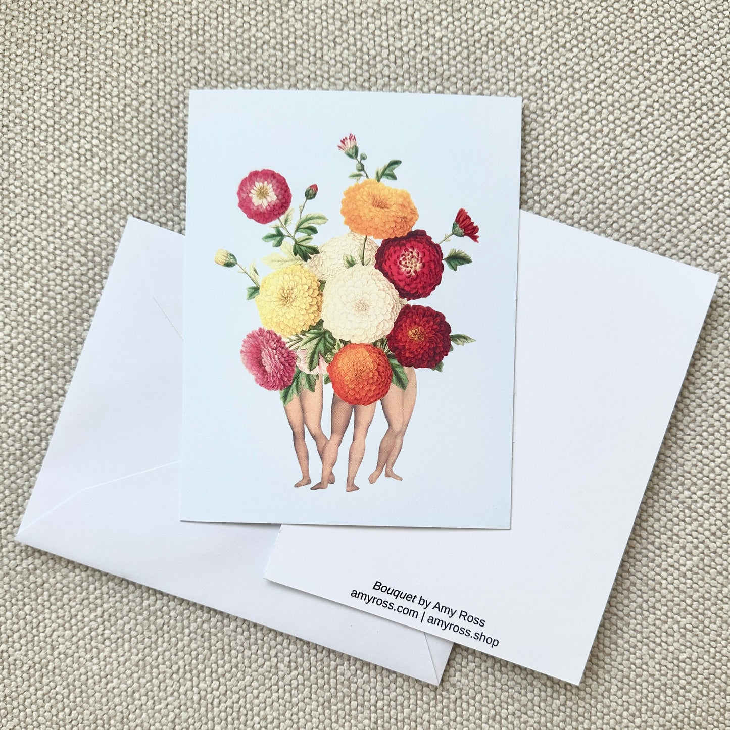 Bouquet note card