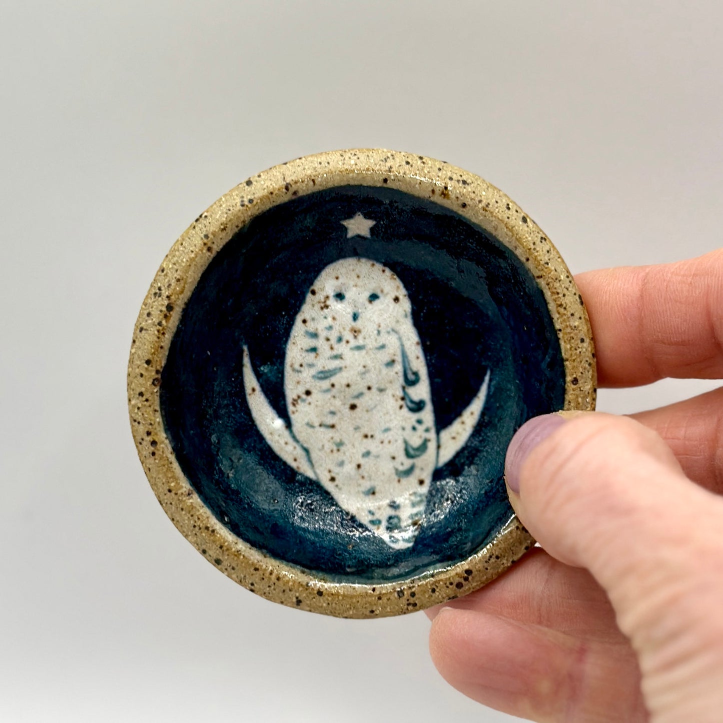 Snowy Owl Trinket Dish #2