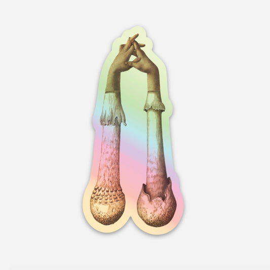 Handshrooms sticker