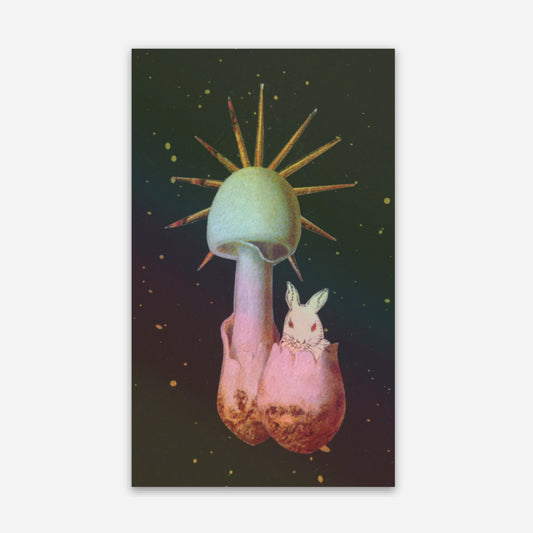 Celestial Bunnyshroom sticker