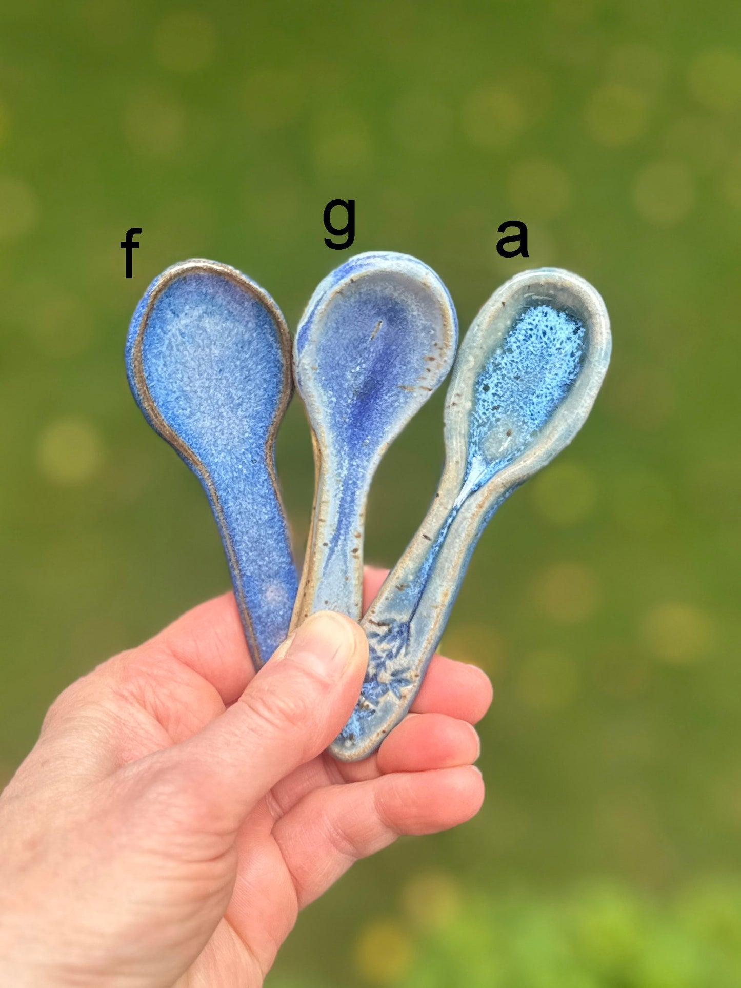 Medium ceramic spoons