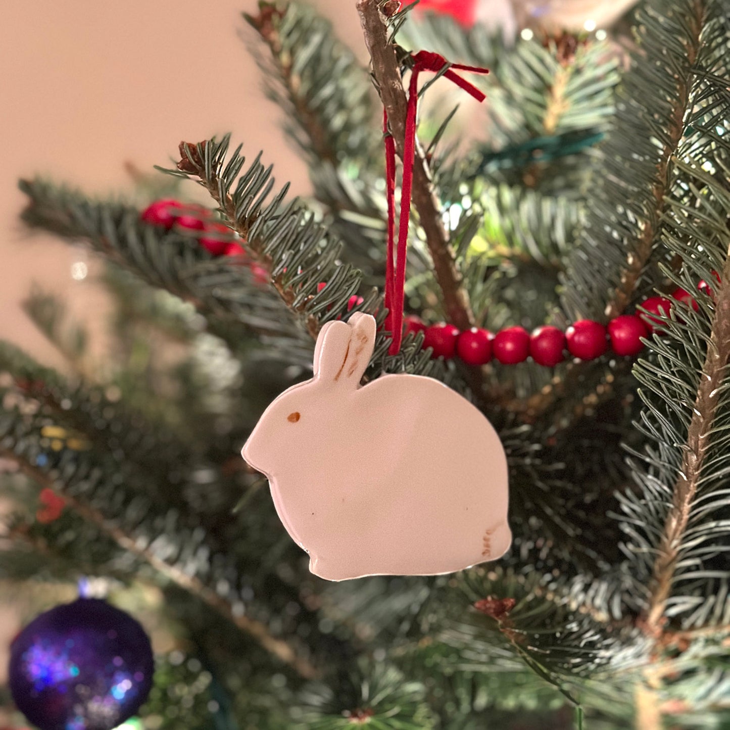 White Rabbit Ornaments