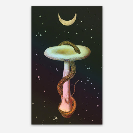 Celestial Snakeshroom sticker