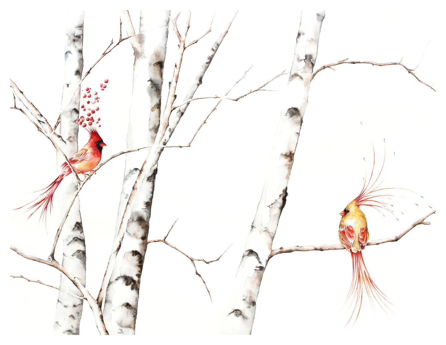 When I Am Among the Trees print