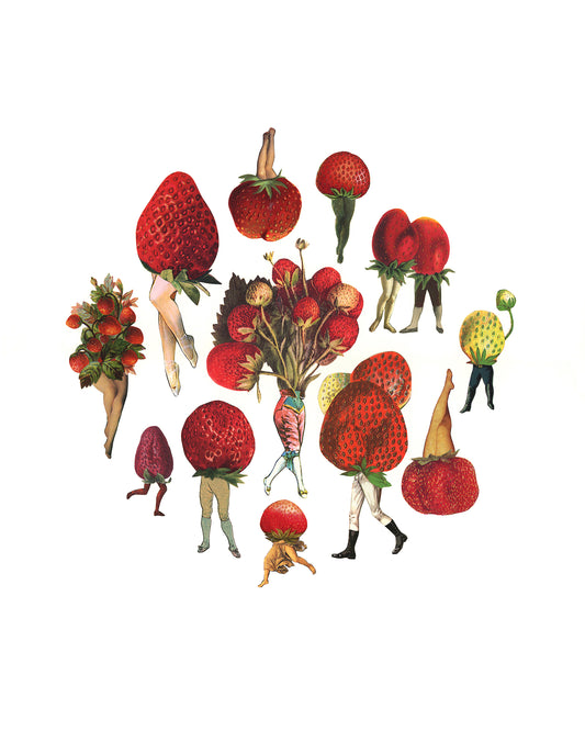 Strawberry Patch print