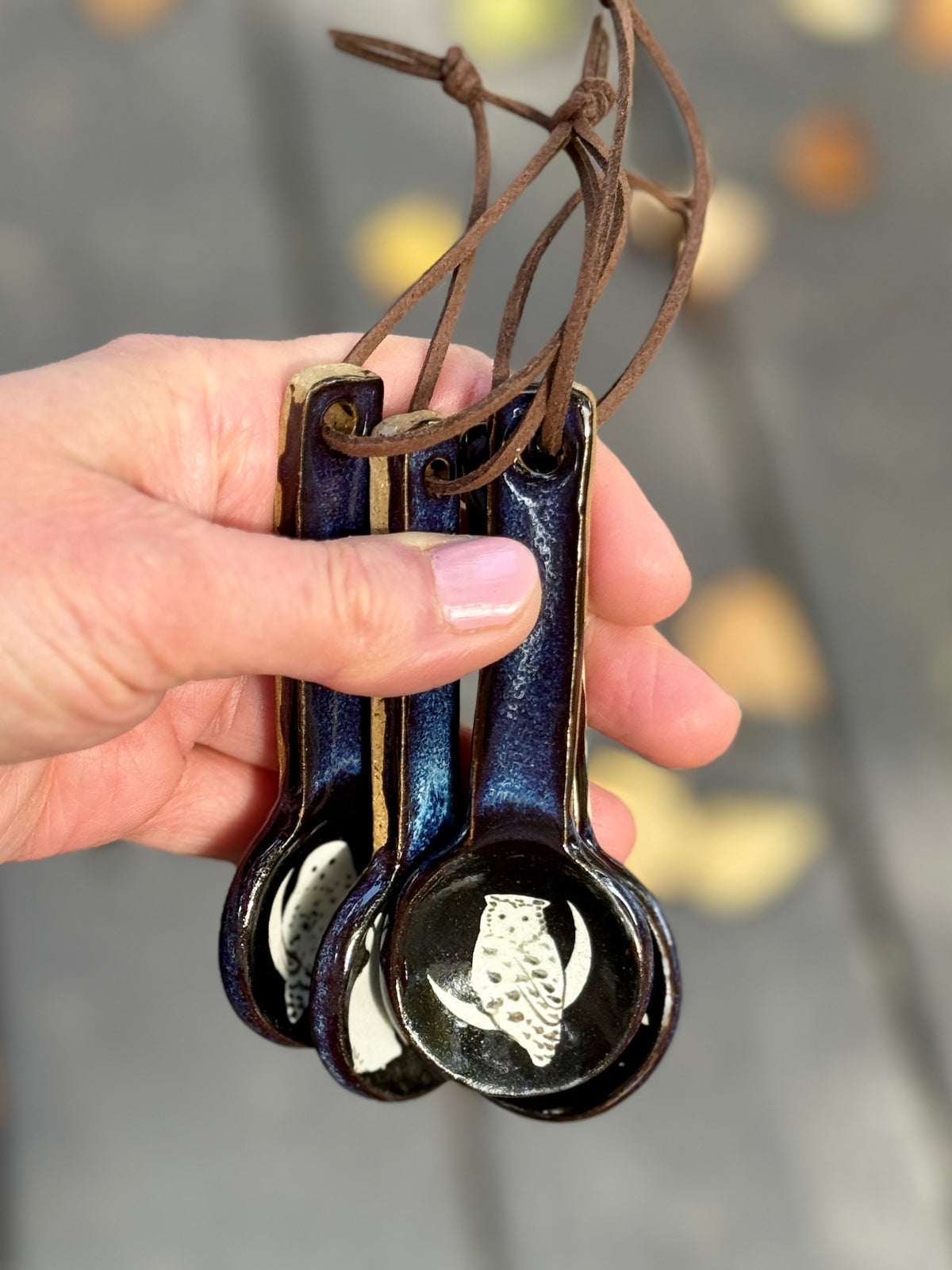 Black Illustrated Spoons