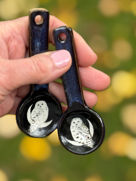 Black Illustrated Spoons