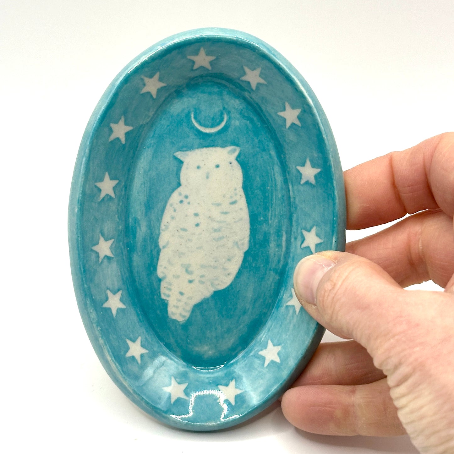 Owl and Stars Dish