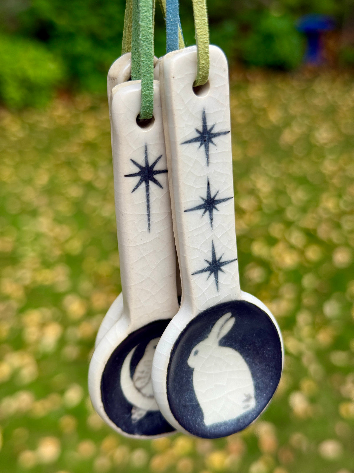 White Illustrated Spoons