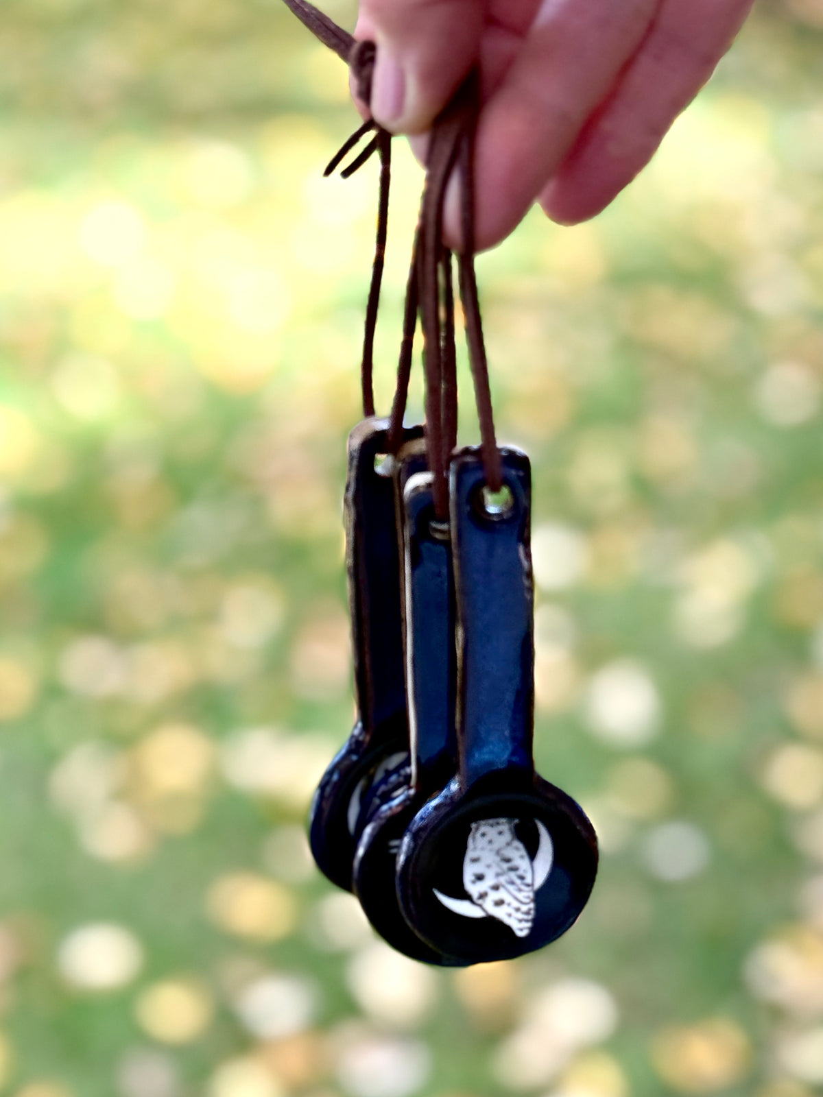 Black Illustrated Spoons