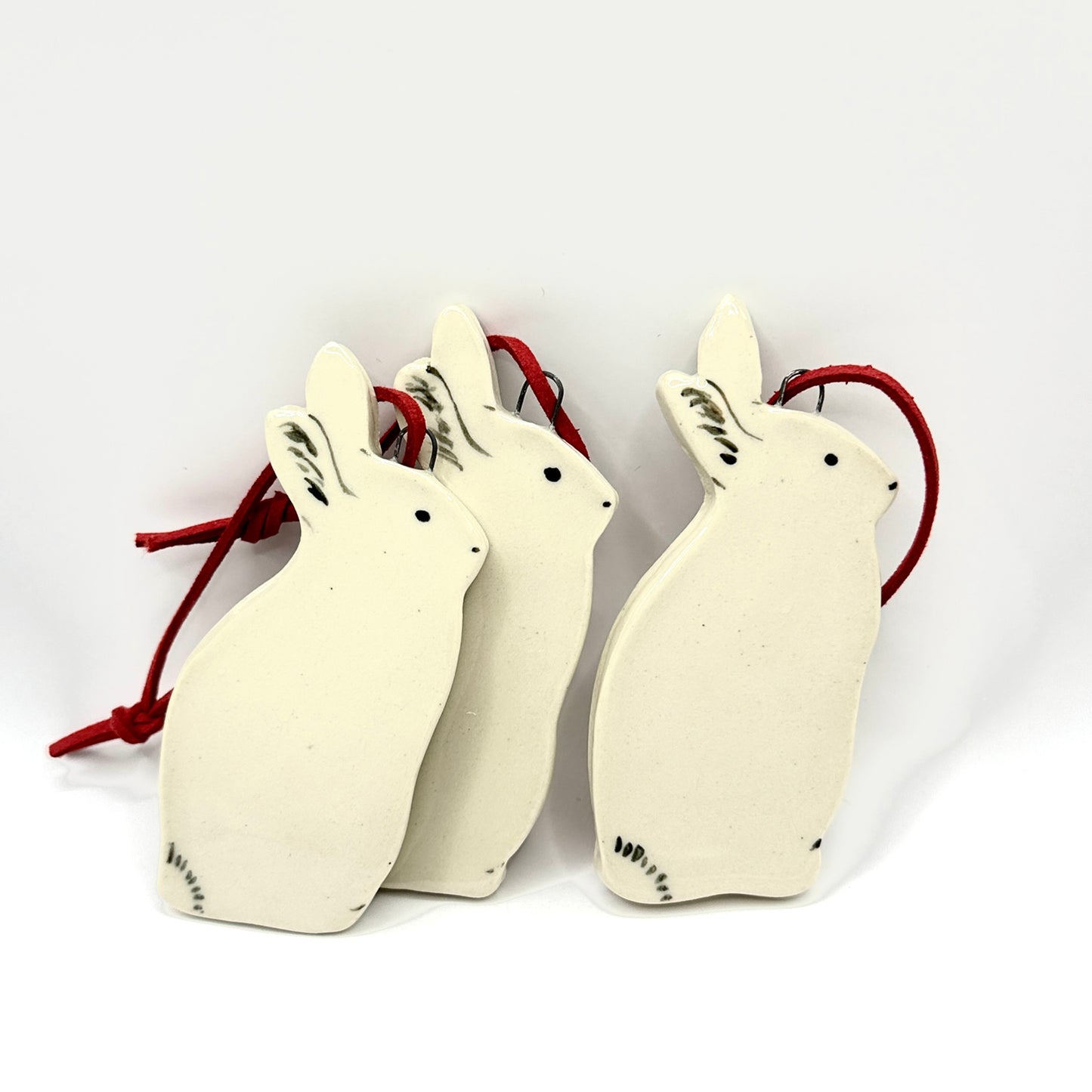 Upright Bunny Ornaments