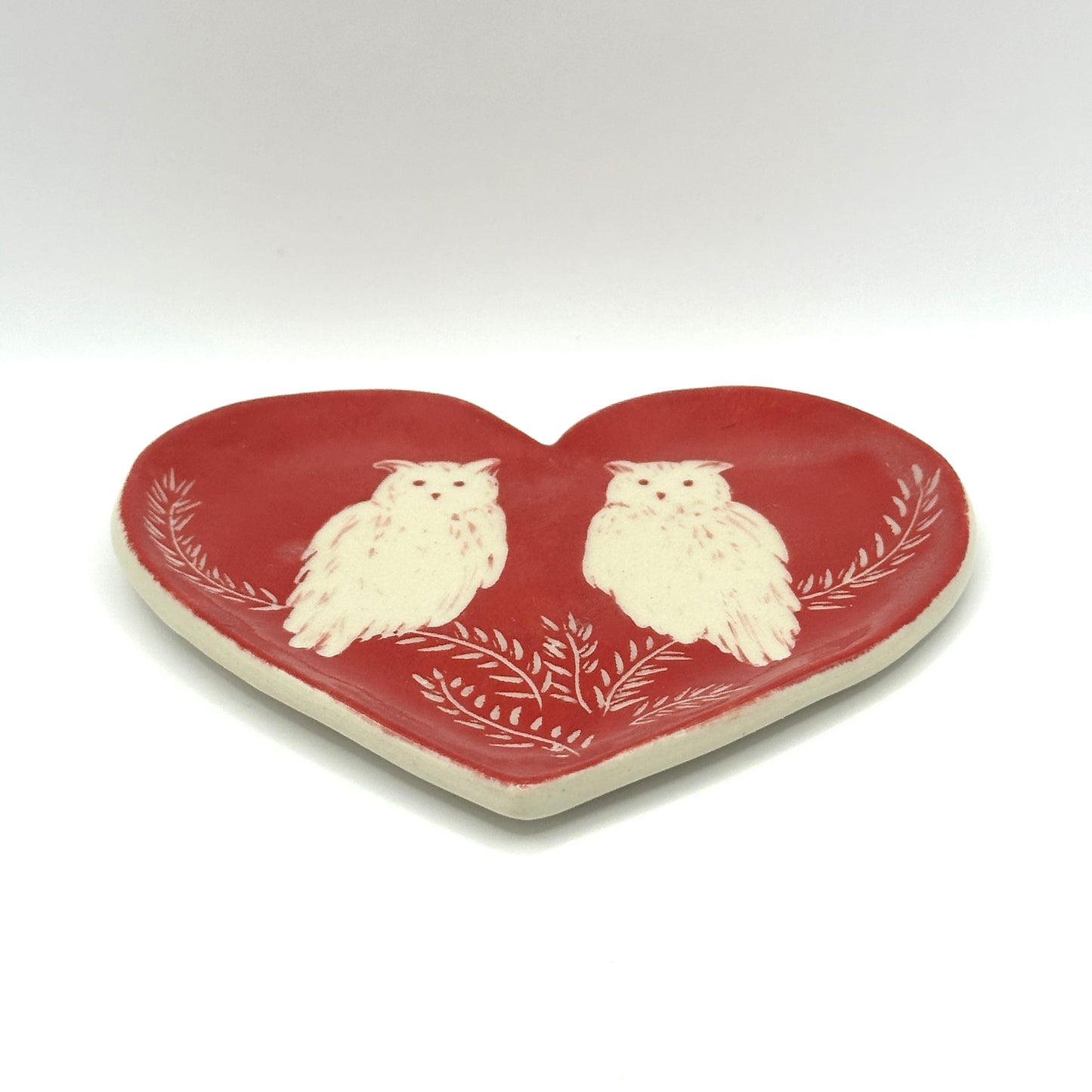 Owl Heart Trinket Dish #1