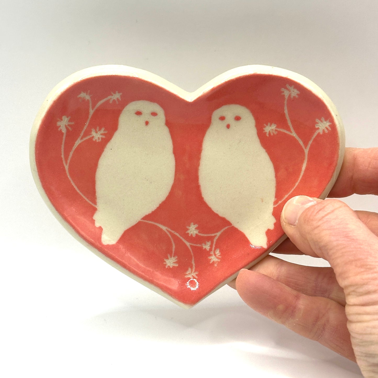 Owl Heart Trinket Dish #2