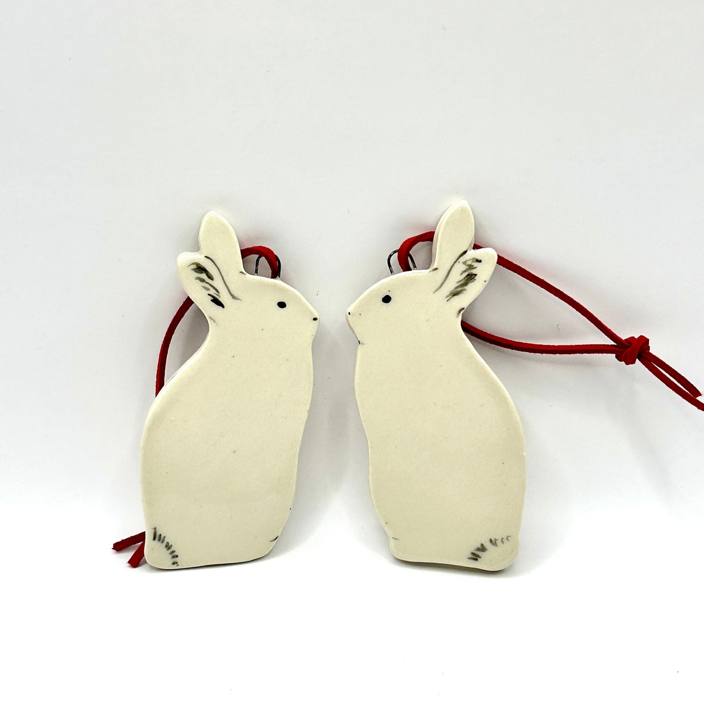 Upright Bunny Ornaments