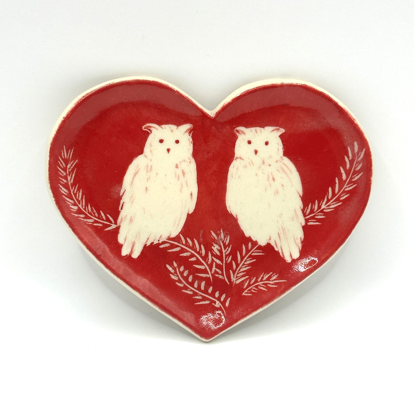 Owl Heart Trinket Dish #1