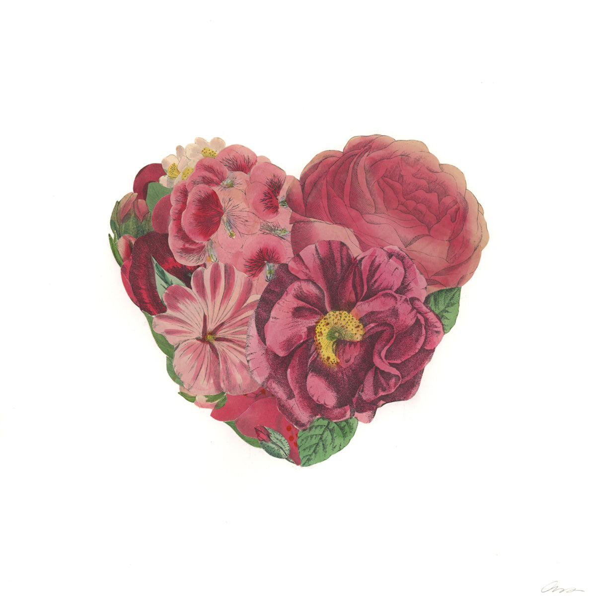 Flower Heart collage