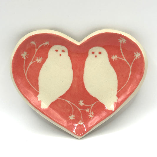 Owl Heart Trinket Dish #2