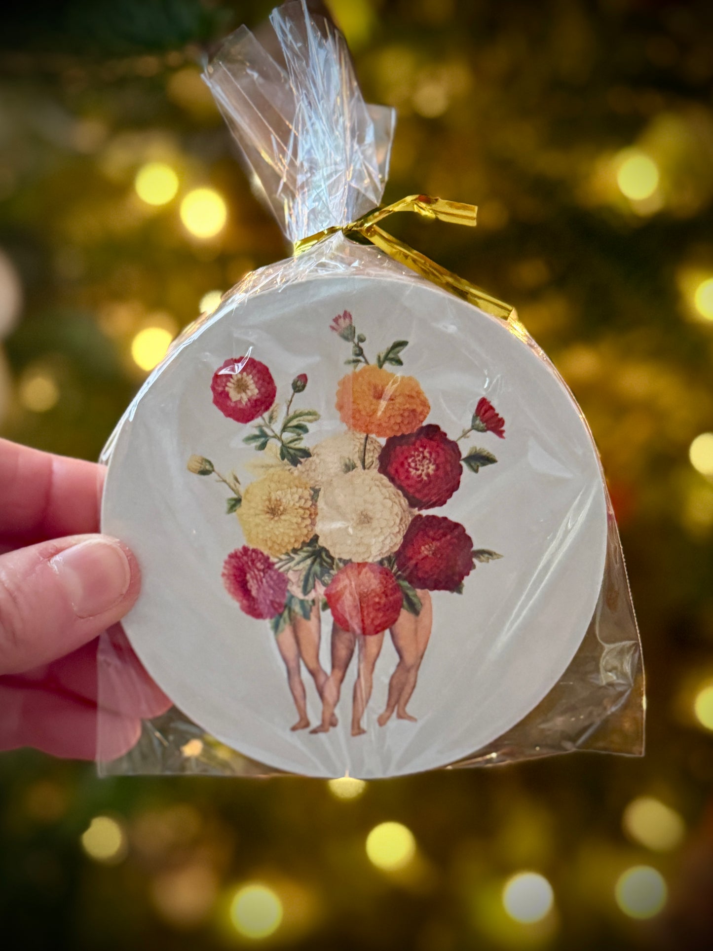 Bouquet coaster set of 4