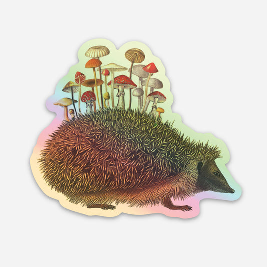 Hedgehogshroom sticker