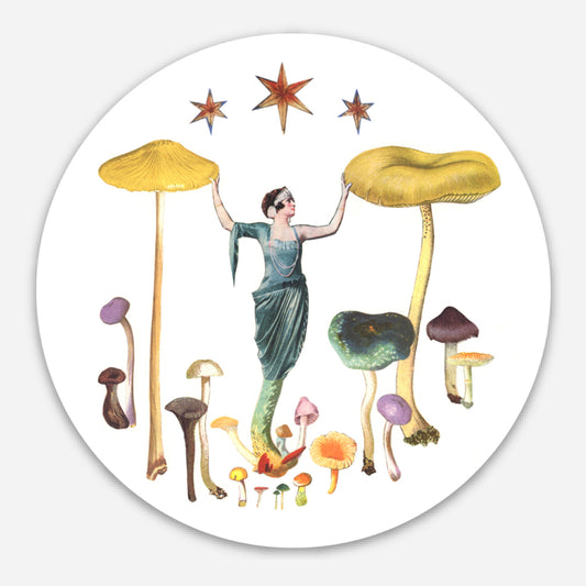 Queen of the Shrooms sticker