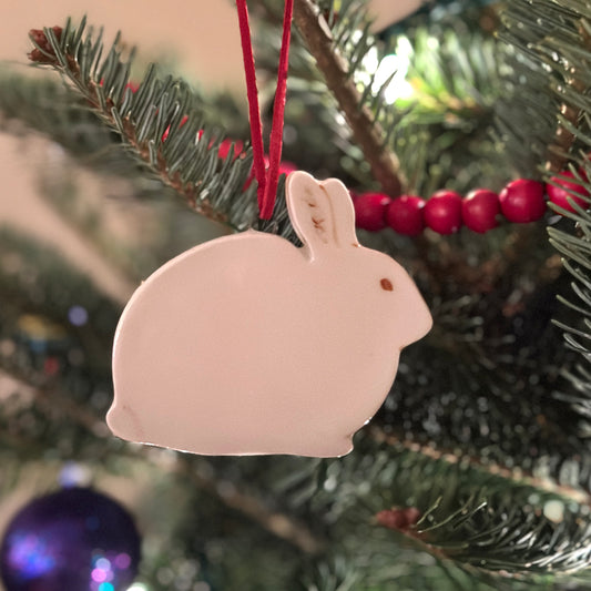 White Rabbit Ornaments